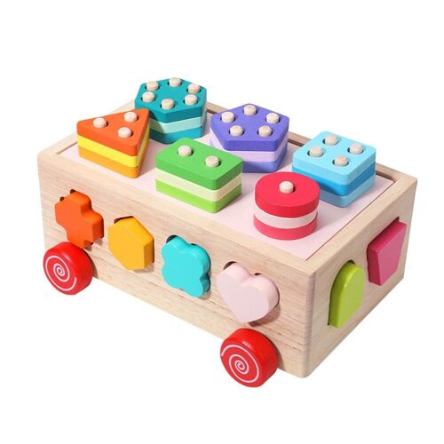 1 Ensemble Enfant Éducatif Bloc De Construction Jeu Enfants Cognitives