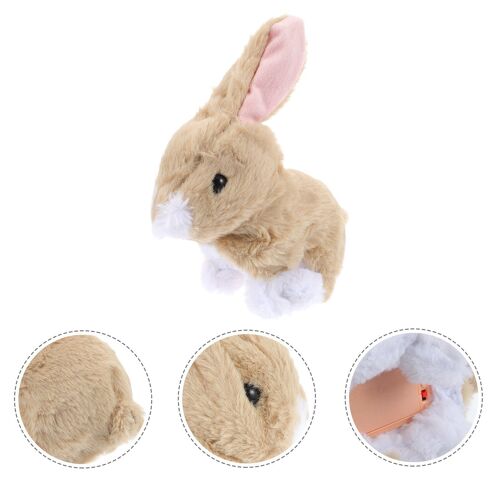 Peluche Électrique Pour Enfant, Jouet Adorable En Forme De Lapin