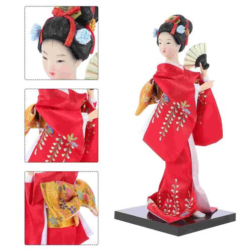 Poupée Humanoid Style Japonais, 1 Pièce, Ornement De Maison Pour Bureau