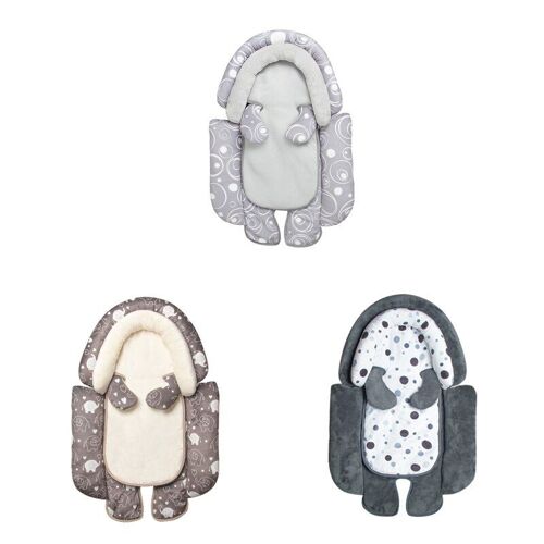 Poussette Amovible 2 En 1 Pour Bébé, Coussin Pour Bébé, Siège De Voiture, Doublure, Coussin De Soutien De La Tête Et Du Corps, Oreiller, Matelas