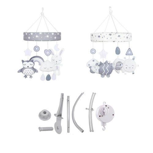 Poussette En Forme De Hibou Et Hérisson, Accessoires En Peluche Suspendus, Jouets Éducatifs Précoces, Fournitures En Peluche Suspendues Au Lit