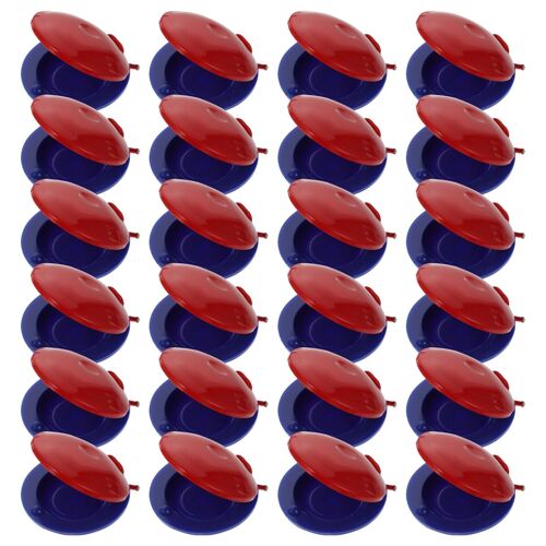 Jouets De Percussion Pour Enfants, 24 Pièces, Jeux Éducatifs Précoces, Castagnettes, Couleur Aléatoire