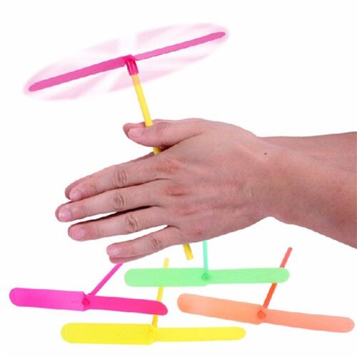 Flèches Volantes En Plastique Et Bambou Avec Hélice Libellule, Jouet D'extérieur Traditionnel Et Nostalgique Pour Bébé Et Enfant, Nouveauté, 10/20 Pièces