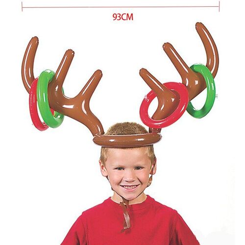 Chapeau En Bois Gonflable Pour Fête De Noël, 93cm, 1 Pièce, Jeu Interactif Pour Enfants, Jouet À Thème Festif, Cadeaux Pour Enfants