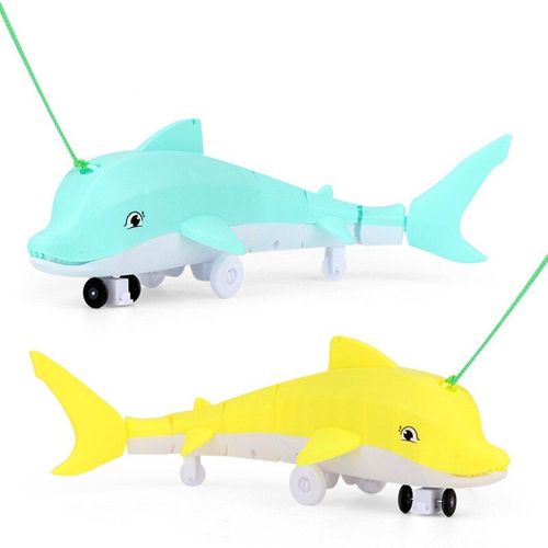 Petit Jouet Électrique Avec Laisse, Dauphin, Musique Légère, Amusant, Offre Spéciale