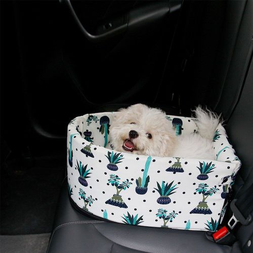Housse De Siège De Voiture Pour Chien, Sac De Voiture Imprimé Antidérapant Pour Chiot, Tapis De Voyage, Panier Fournitures Pour Animaux De Compagnie
