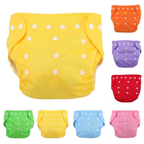 Couche-Culotte En Tissu Réutilisable Pour Bébé, Lavable, Ajustable, Imperméable, Pour Nouveau-Né, Pour Enfants