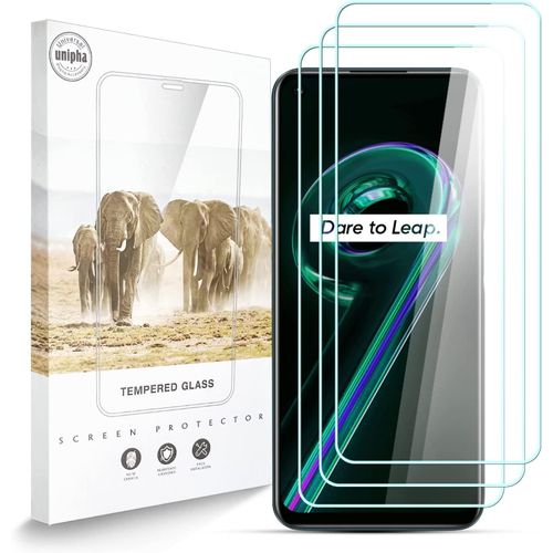 Protecteur D'écran Pour Realme 9 Pro Lot De 3, Verre Trempé De Dureté 9h, Haute Définition 2.5d Haute Sensibilité, Protection D'écran Realme 9 Pro Sans Bulles