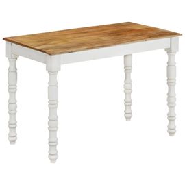 Vidaxl Table À Dîner 110x60x76 Cm Bois De Manguier Massif