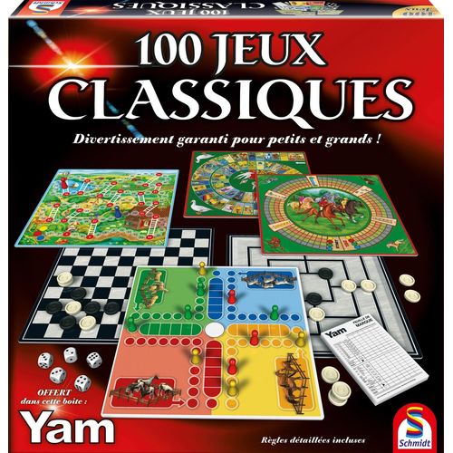Malette De Jeu 100 Jeux Classiques Schmidt