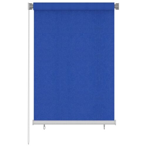 Vidaxl Store Roulant D'extã©Rieur 100x140 Cm Bleu Pehd