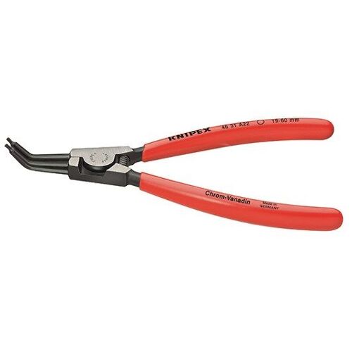 Pince de précision pointes coudées à 45° pour circlips extérieurs TOPCAR 12778