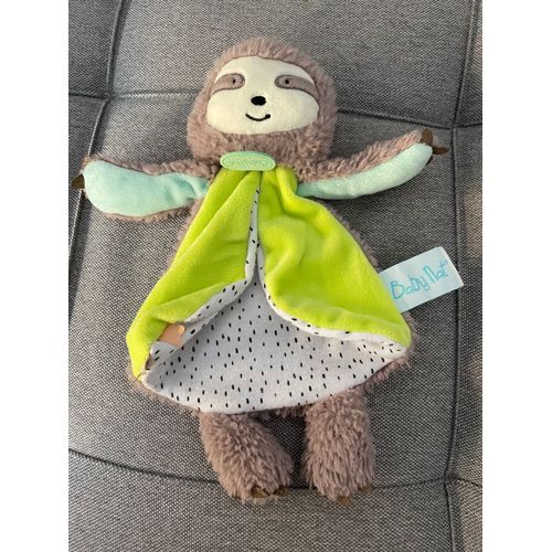 Doudou Paresseux Baby Nat Babynat Vert Taupe