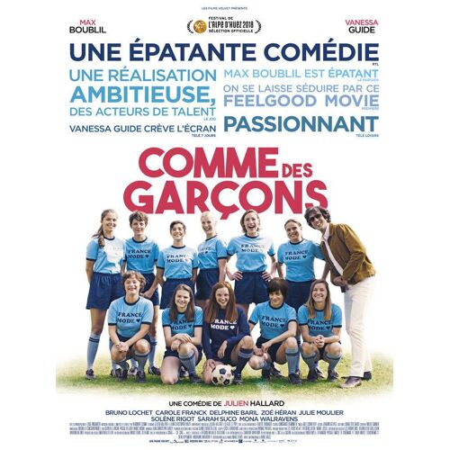 Comme Des Garçons - Véritable Affiche De Cinéma Pliée - Format 120x160 Cm - De Julien Hallard Avec Max Boublil, Vanessa Guide, Bruno Lochet - 2018
