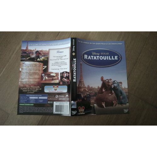 Jaquette Dvd - Ratatouille + Boitier