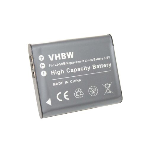 vhbw Batterie compatible avec Olympus Stylus Traveller / SH-Serie SH-21, SH-25MR appareil photo (600mAh, 3,7V, Li-ion)