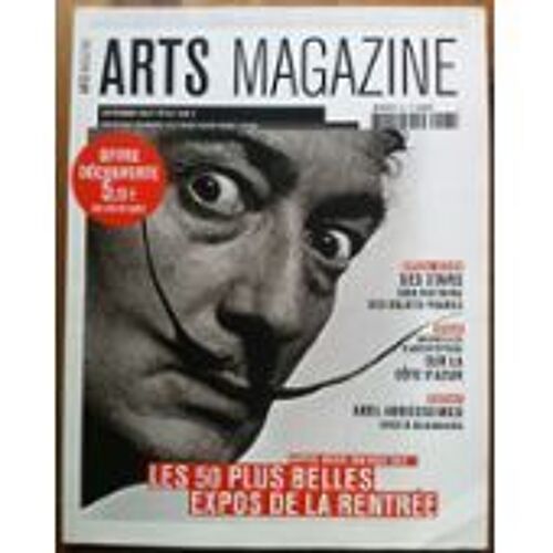 Arts Magazine N° 68 : Les 50 Plus Belles Expos De La Rentrée - Septembre 2012 - Fleurus Presse