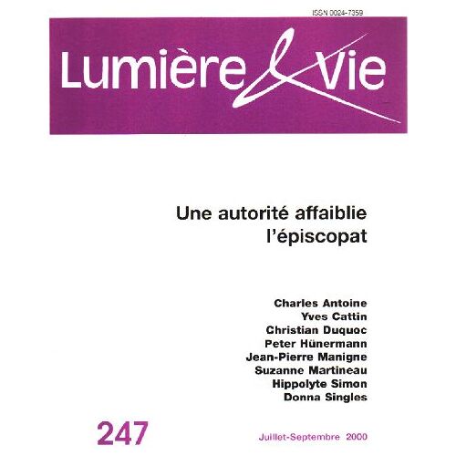 Une Autorité Affaiblie L'Épiscopat