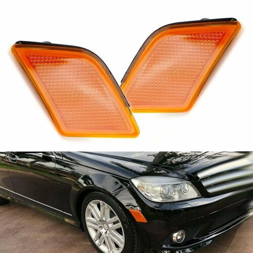2048200121 2048200221 Gauche Droite Paire Avant Position Lumière Pour Mercedes- C230 C250 C300 C300 C35