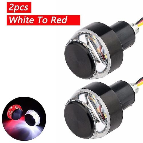 12v Cnc Turn Signal Moto Led Guidon Extrémité Blinker Pour 22mm Guidon Signal Lumière Clignotant Pour Guidon Moto Guidon