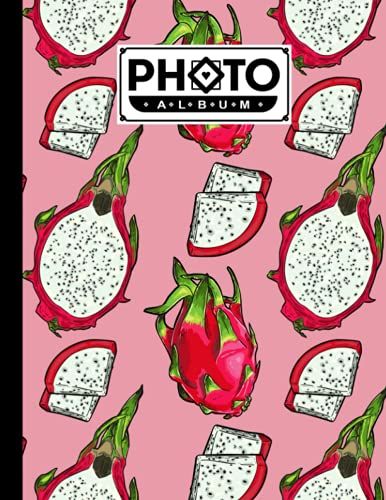Photo Album: Album, Large Photo Albums With Writing Space Memo, Extra Large Capacity Picture Album, Family, Baby, Wedding, Travel Photo Book, 120 Pages | Dragon Fruit Cover By Regine Moritz