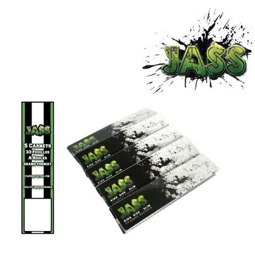lot 5 carnets feuille à rouler Jass slim classic edition