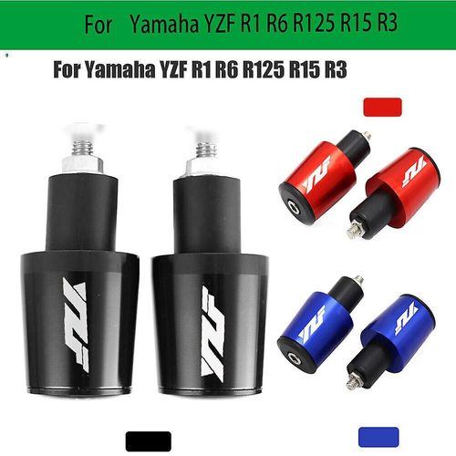 Pour Yamaha Yzf R1 R6 R125 R15 R3 Cnc Poignées De Guidon Poignée Cap Bouchons D'extrémité
