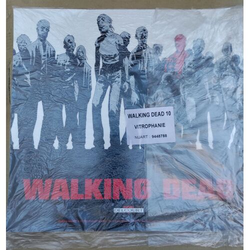 Affiche / Vitrophanie The Walking Dead Comics Plv Rare !