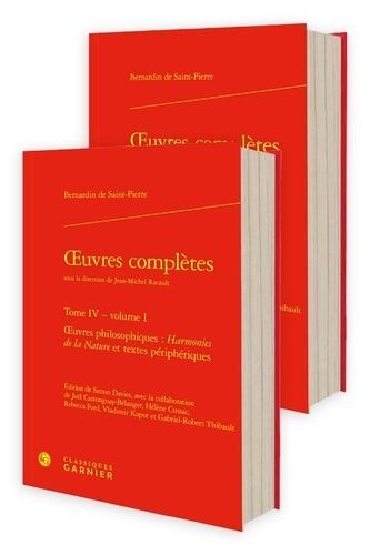 Oeuvres Complètes - Tome 4 , Oeuvres Philosophiques : Harmonies De La Nature Et Textes Périphériques