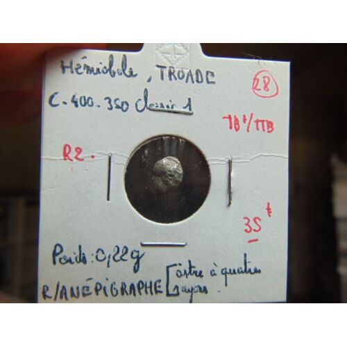 Piece Antique Hemiobole Troade