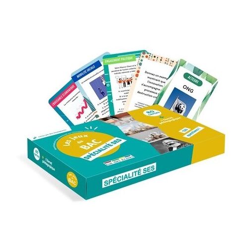 Les Jeux Du Bac - Spécialité Ses - 80 Cartes + 1 Livret Pédagogique