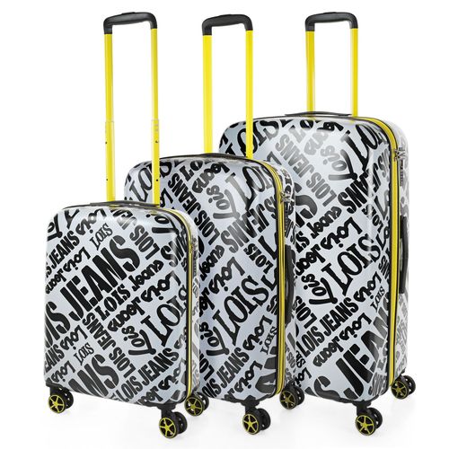 Maletas De Viaje De La Firma Lois. Juego Maletas 4 Ruedas - Juego De Maletas De Viaje - Juego Maletas De Viaje Ligeras. Candado De Combinacion 171500