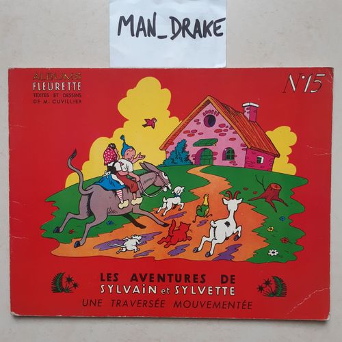 Les Aventures De Sylvain Et Sylvette N° 15 : "Une Traversée Mouvementée" De 1959
