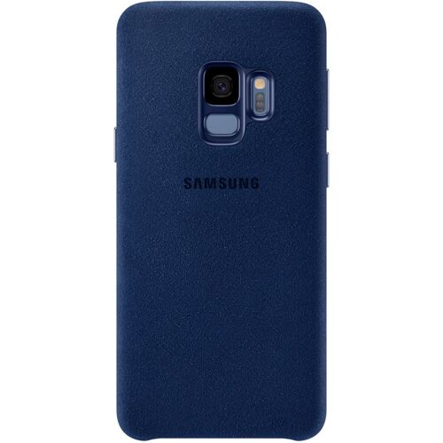 Samsung Alcantara Cover EF-XG960 - Couverture arrière pour téléphone portable - alcantara - bleu - pour Galaxy S9, S9 Deluxe Edition