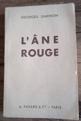 L'âne Rouge Georges Simenon