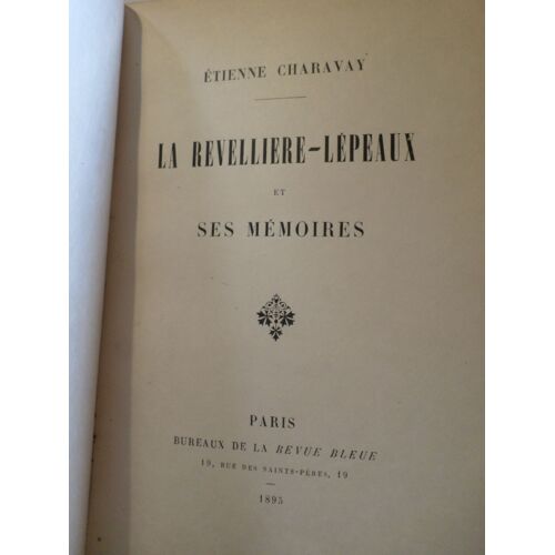 La Revelliere-Lepeaux Et Ses Memoires