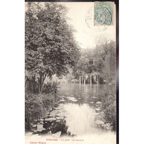 Carte Postale De Villennes (Yvelines) Le Parc, La Cascade