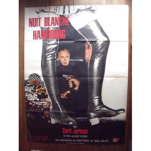 Nuit Blanche À Hambourg Affiche De Cinema 120x160 Curd Jurgens