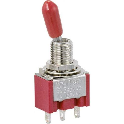 Tru Components Interrupteur à bascule, Bouton + interrupteur