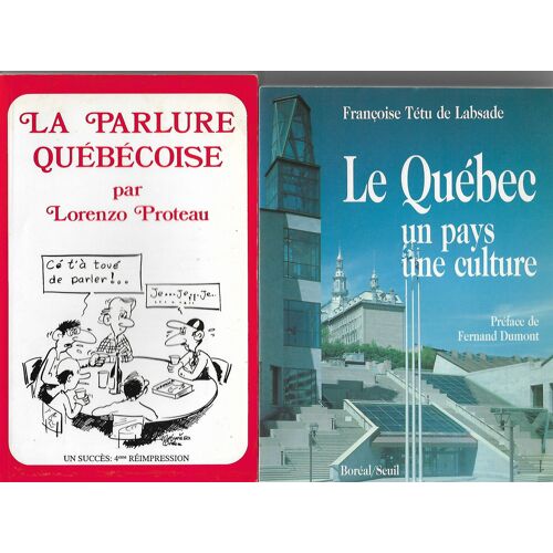 [Canada] Lot De 2 Ouvrages Concernant Le Quebec.