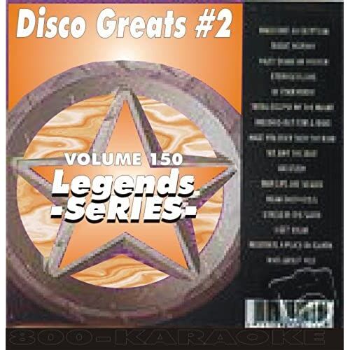 Disco Greats Vol. 2 17 Song Karaoke Cd+G Legends #150
