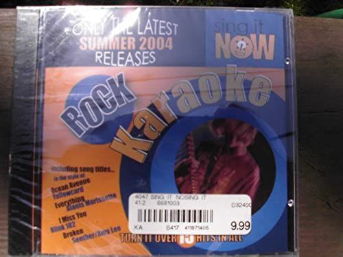 Sing It Now Rock Hits Summer 2004 Karaoke Cdg