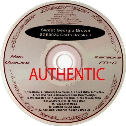 Garth Brooks Sweet Georgia Brown Cdg Sgb0024 (Karaoke Cd&g)