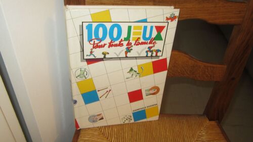 100 Jeux Pour Toute La Famille. 1988. Cartonnage De L'éditeur. 200 Pages. 19x26cm. (Jeux, Enfants)