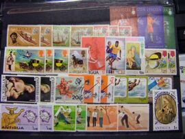 Antigua Yvert 232-234-235-237-253-298-320-325-329-332-344-348-379-386-406-415-429-430-444-455-456-457-473 Mh - Fu