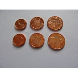 Euro Slovénie 2007 : Mini Série 1,2,5 Cts De Rouleaux (Unc)