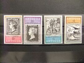 Antigua 1979 Centenario De La Muerte De Sir Rowland Yvert 536 / 539 ** Mnh - Sg 603 / 06 ** Mnh