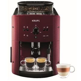 Machine expresso Broyeur à café grains - EA810770 - Rouge KRUPS