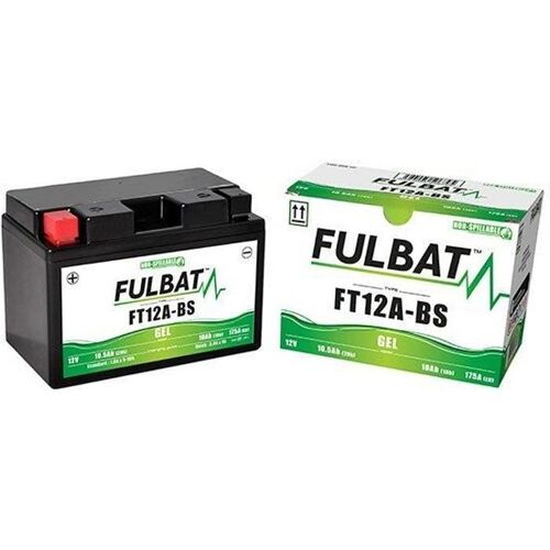 Batterie Moto Gel Ft12a-Bs / Yt12a-Bs 12v 10ah-Fulbat