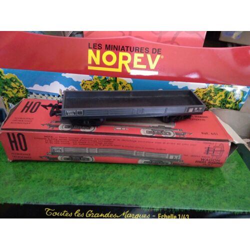 Jouef Ho Ref 652 Wagon Bogies Diamond Plat Neuf En Boite-Jouef